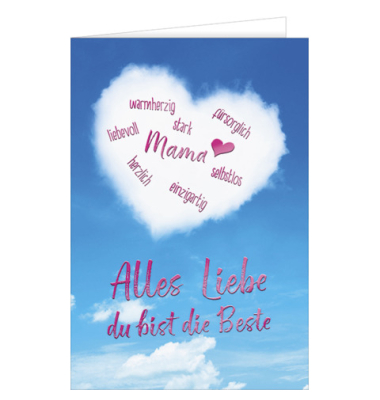 Gl&uuml;ckwunschkarten 16-1186 bunt