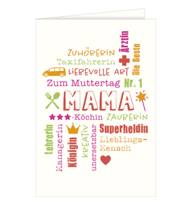 Glückwunschkarten 16-1180 bunt