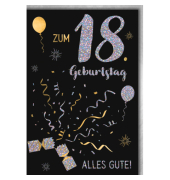 Geburtstagskarten 5020-24080 11,5x17 cm 115mm x 170mm (BxH) bunt