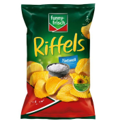 Chips Riffels Naturell, 150gr