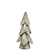 Weihnachtlicher Deko Baum Porzellan creme