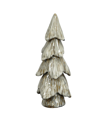 Weihnachtlicher Deko Baum Porzellan creme Weihnachtlicher Deko Baum Porzellan creme