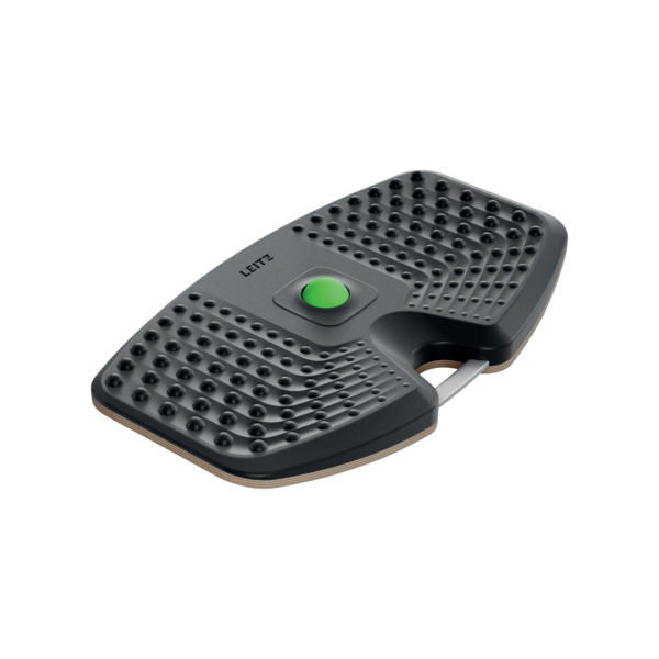 4002432136063 - Ergo Active Balance Board ergonomisch für dynamisches Bewegen um 14° geneigt entnehmbare Massagekugel bis 200 kg dunkelgrau