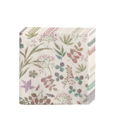 Motivservietten 13861596100, mehrfarbig / Madeira Leaves, 3-lagig, 16,5x16,5cm