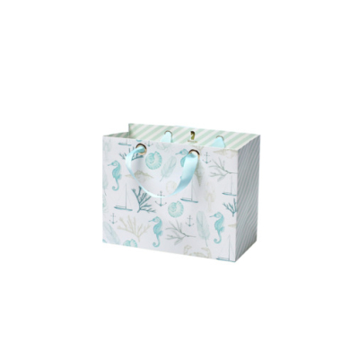 Geschenktasche 13691592000 Geschenktragetasche, allgemein, mit Trageband, Meerestiere, 23cm x 18cm