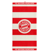 Badetuch 180x90cm Logo rotweiß