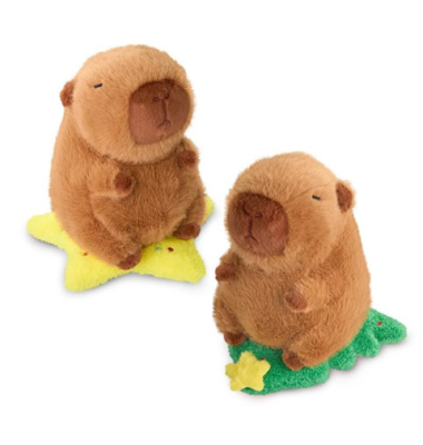 Weihnachtlicher Plüschfigur Capybara sortiert