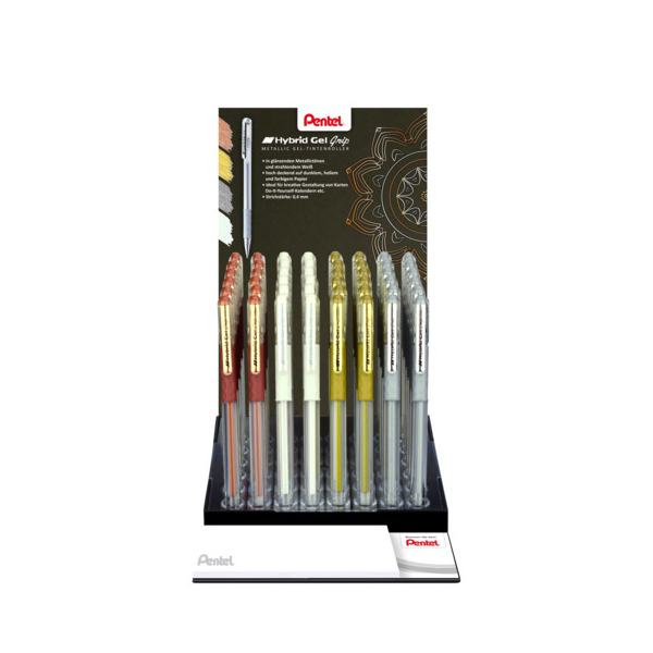 48 Stück Pentel Tintenroller Hybrid  Pentel