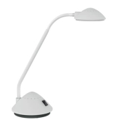 LED-Schreibtischlampe MAULarc, weiß, mit Standfuß