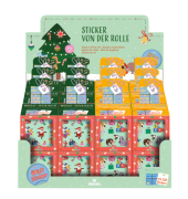 Stickerrolle Weihnachtsfreunde