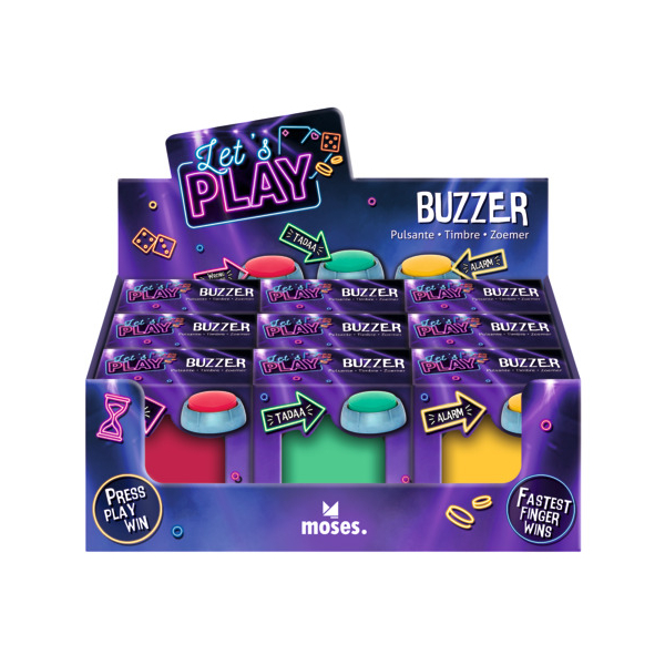 9 Stück Moses Buzzer Let?s play 4033477406088 Moses