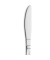 12 Amefa Messer Scandinave silber poliert