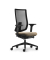B&uuml;rostuhl se:do pro light 2, creme/schwarz / schwarz, mit Armlehnen, bis 130kg, ohne Kopfst&uuml;tze