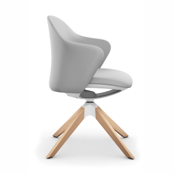 4049694007755 - Drehstuhl seflair Holzfuß gr 4049694007755 Sedus