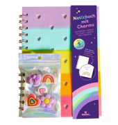 Notizbuch Holo mit Charms