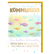 Kommunionskarte heilig