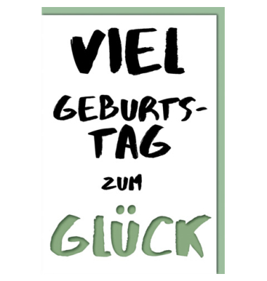 Geburtstagskarten 5006-23161 11,5x17 cm 115mm x 170mm (BxH) Spruch bunt