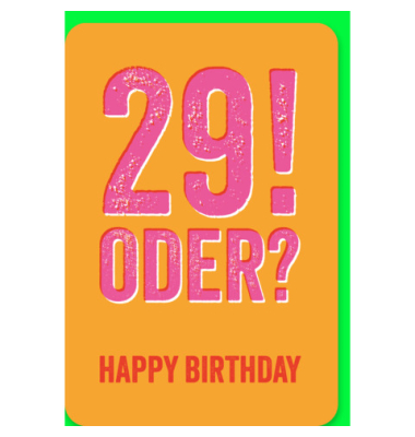 Geburtstagskarten 5000-24195 11,5x17 cm 115mm x 170mm (BxH) Jubiläumsjahr bunt