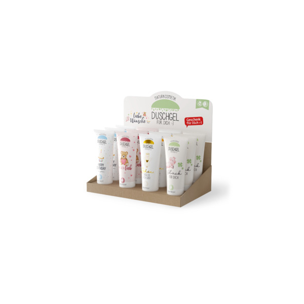 12 Stück LA VIDA Duschgel 110220 Liebe Wünsche, Zitrus, Papaya, Lotusblüte, 12x200 ml, Tube 4027268353903 LA VIDA 200 Milliliter