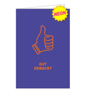 Gl&uuml;ckwunschkarten 35-0163001 11,5x17 cm 115mm x 170mm (BxH) blau/rot