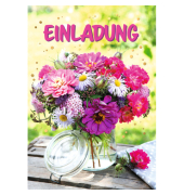 Einladungskarten Einladung 41-2926 10,5x15 cm 105mm x 150mm (BxH) bunt