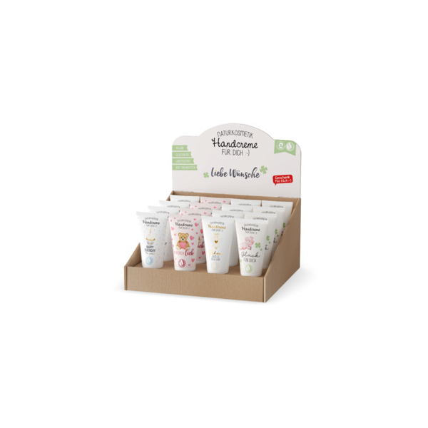 16 Stück LA VIDA Handcreme Liebe Wünsche sortiert  LA VIDA 30 Milliliter