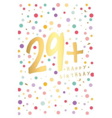 Geburtstagskarten 52-3378 11,5x17 cm 115mm x 170mm (BxH) Jubil&auml;umsjahr bunt