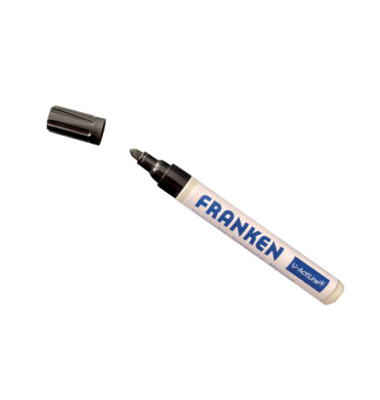 Whiteboardmarker 4ST Rundspitze 3m sw