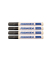 Whiteboardmarker 4ST Rundspitze 3m sw