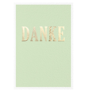 Dankeskarten 41-1188 weiß/bunt