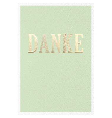 Dankeskarten 41-1188 11,5x17 cm 115mm x 170mm (BxH) Danke wei&szlig;/bunt
