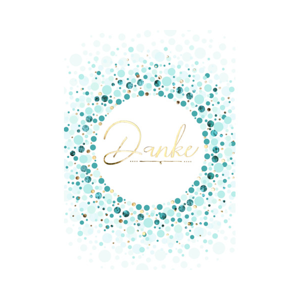 9004546585343 - Dankeskarten 41-3561 115x17 cm 115mm x 170mm (BxH) bunt 9004546585343 5 Stück