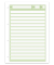 Schulblock 040745002 Green, Lineatur 2 / Schreiblern-Lineatur, A4, 80g, 50 Blatt