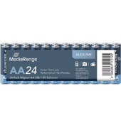 Alkaline Batterien, Mignon, AA, LR6, 1,5 V, Abmessungen: ø 13 x 50 mm, 0 % Kadmium und Quecksilber, 24er Pack