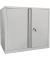 Stahlschrank SCF SCF0891GGK, abschlie&szlig;bar, 2 OH, grau, 91,5x83x37cm (BxHxT)