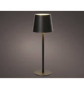 LED-Schreibtischlampe BO, schwarz, mit Standfuß