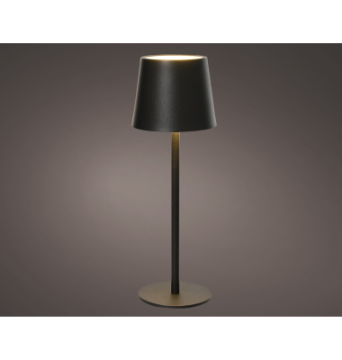 LED-Schreibtischlampe BO, schwarz, mit Standfuß