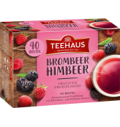 Ländertee Teehaus Brombeer-Himbeer, 40 Portionsbeutel a 2,25 g
