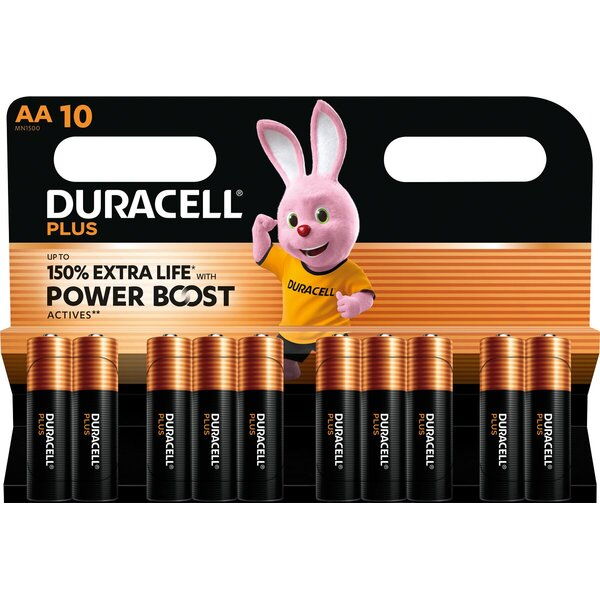 5000394176201 - 5V Batterien 1x10 Duracell Plus Power Boost Mignon MN1500 AA LR6 15V 151259 5000394176201