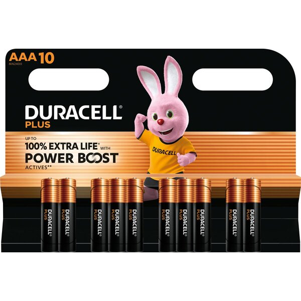 5000394176829 - 5V Batterien 1x10 Duracell Plus Power Boost Micro MN2400 AAA LR03 15V 151260 5000394176829