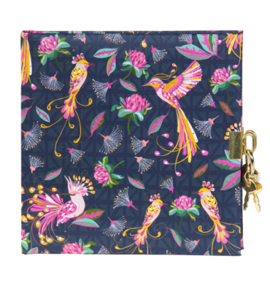 Tagebuch 44 954, Tropical Birds, 16,5x16,5cm (BxH), 96 Seiten