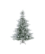 Weihnachtsbaum Everlands Grandis Tanne mit Schnee, 689762, 210x150cm (Hx&Oslash;), gr&uuml;n/wei&szlig;