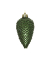 Christbaumkugeln Mix 028608, Zapfen, piniengr&uuml;n glitzer, Polystyrol (PS)