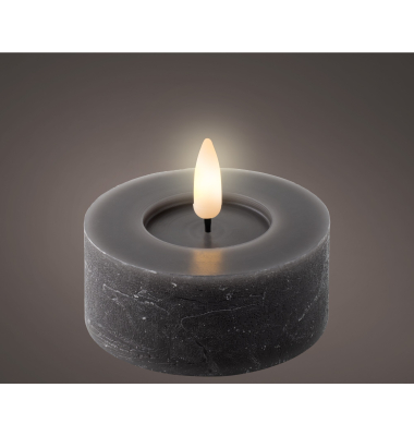 Teelichter 489175 ohne grau 7x6cm (&Oslash;xH) 250 h Brenndauer