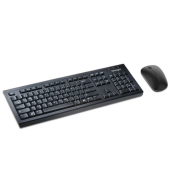 Tastatur+Maus Set Funkkabellos schwarz