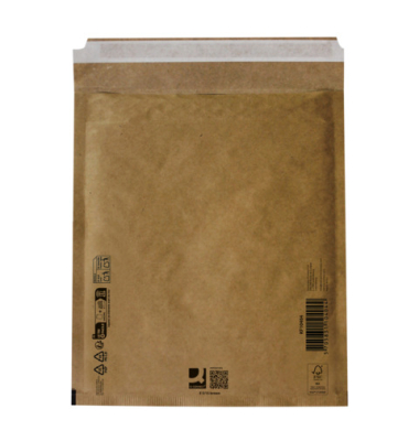 Luftpolstertaschen E5/15, KF10404, innen 220x265mm, Adhäsionsklebung, selbstklebend mit Abziehstreifen, braun