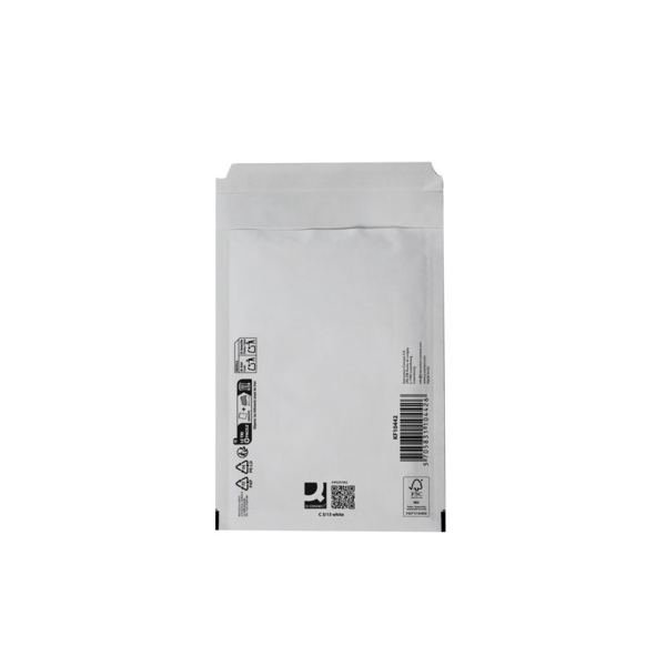 10 Stück Q-connect Luftpolstertaschen C3/13, KF10442, innen 150x215mm, weiß 5705831104426 Q-connect