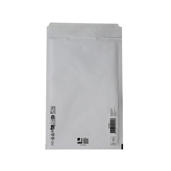 10 Stück Q-connect Luftpolstertaschen F6/16, KF10445, innen 220x340mm, weiß 5705831104457 Q-connect
