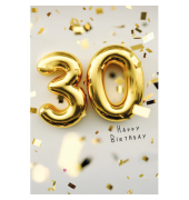 Geburtstagskarten 52-3393 11,5x17 cm 115mm x 170mm (BxH) Jubiläumsjahr bunt