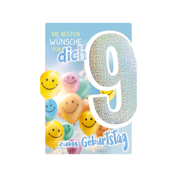6 Stück Alpedia Geburtstagskarten 54-4209 11,5x17 cm 115mm x 170mm (BxH) Jubiläumsjahr bunt 9004546585664 Alpedia